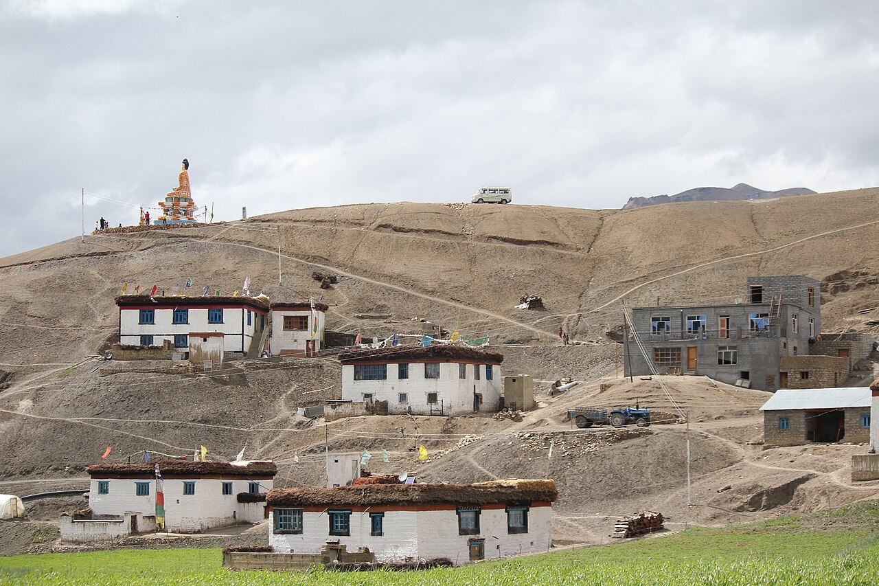 Spiti in winter: langza