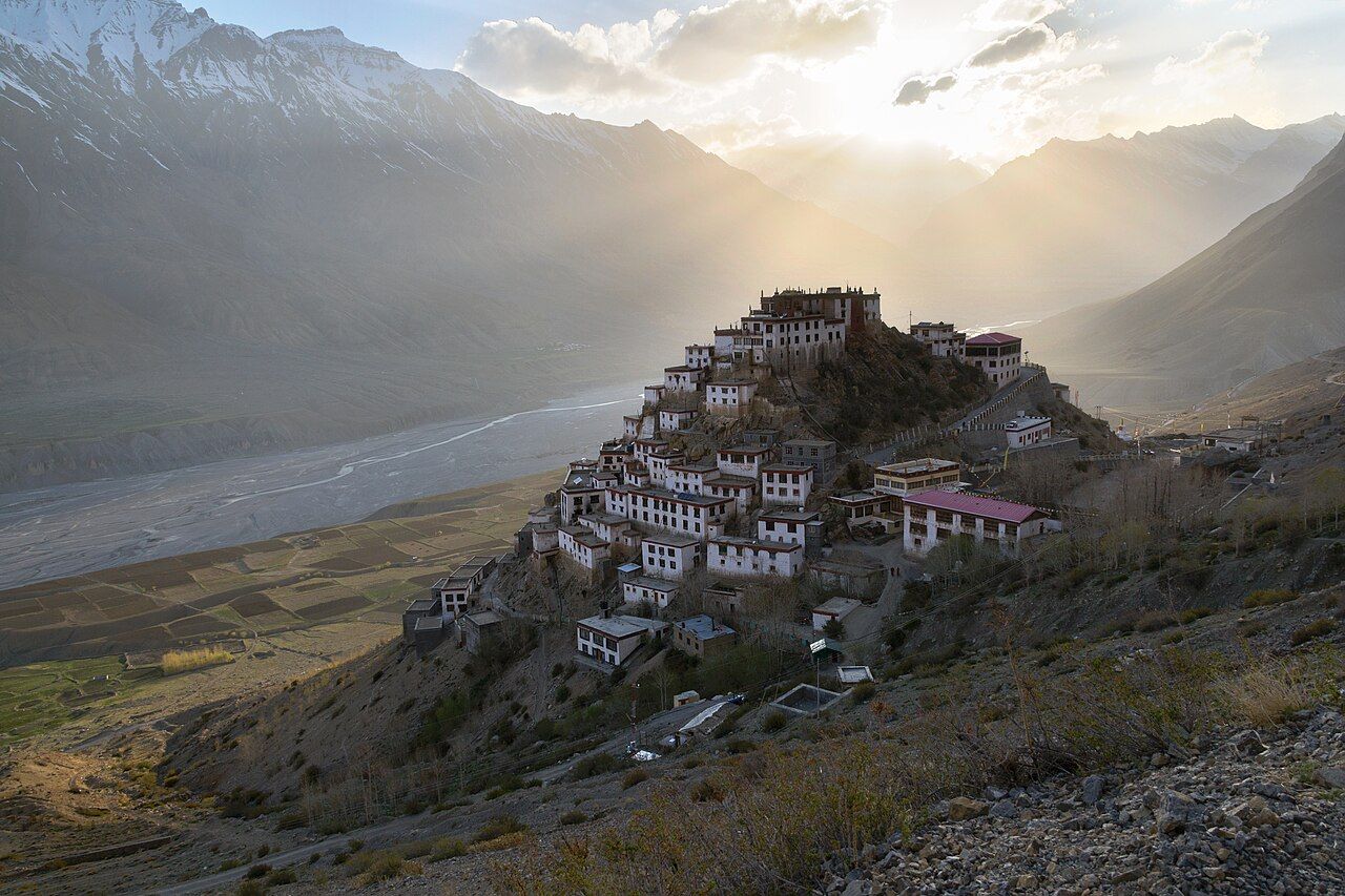 Key Monastery at sunrise